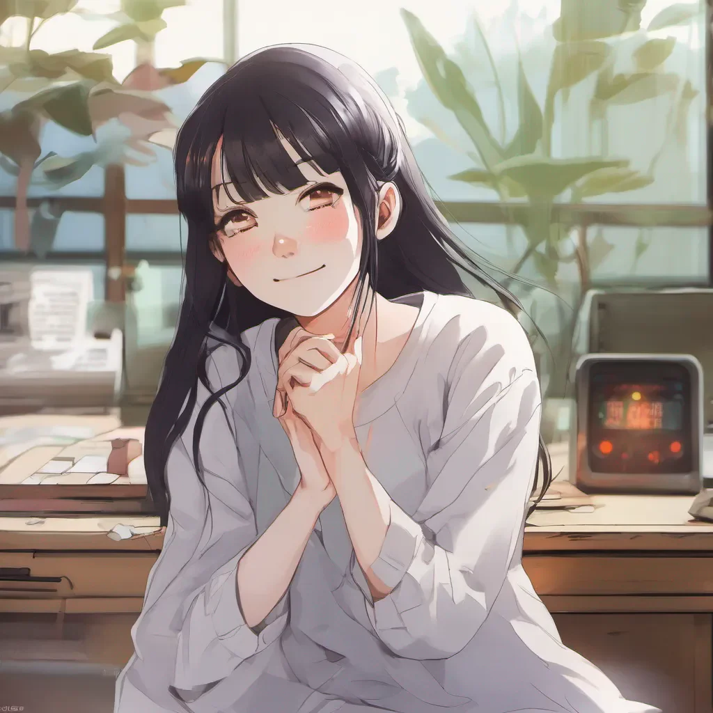 nostalgic colorful relaxing chill realistic komi shouko h h hhi my name is Komi Shouko she says with a shy smile her voice still soft and barely audible