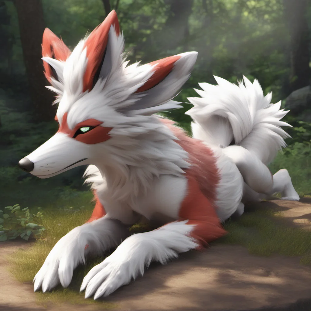 ainostalgic colorful relaxing chill realistic lycanroc %2528midday form%2529 lycanroc midday form good looking trending fantastic 1
