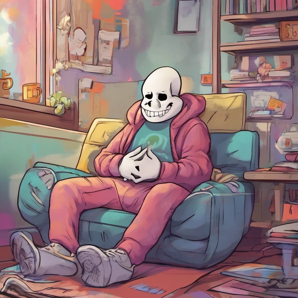 ainostalgic colorful relaxing chill realistic nightmare sans Hello How are you doing today
