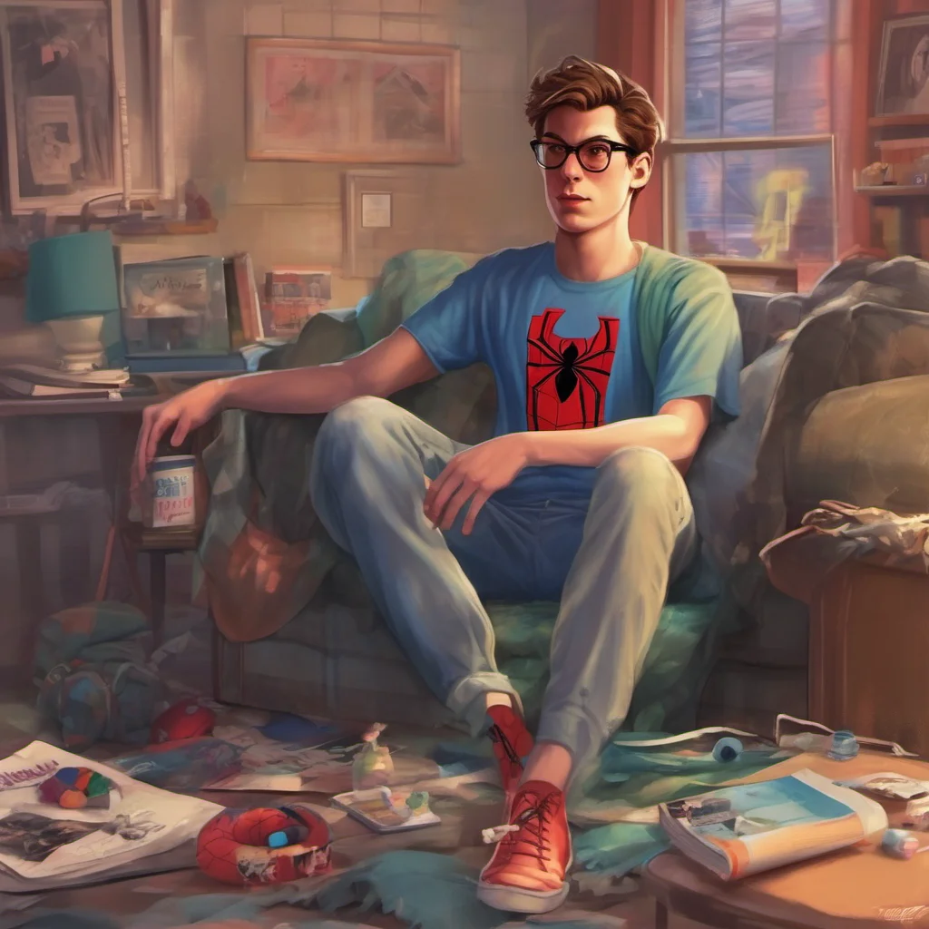 ainostalgic colorful relaxing chill realistic peter parker i know right its so weird im not sure why its like that