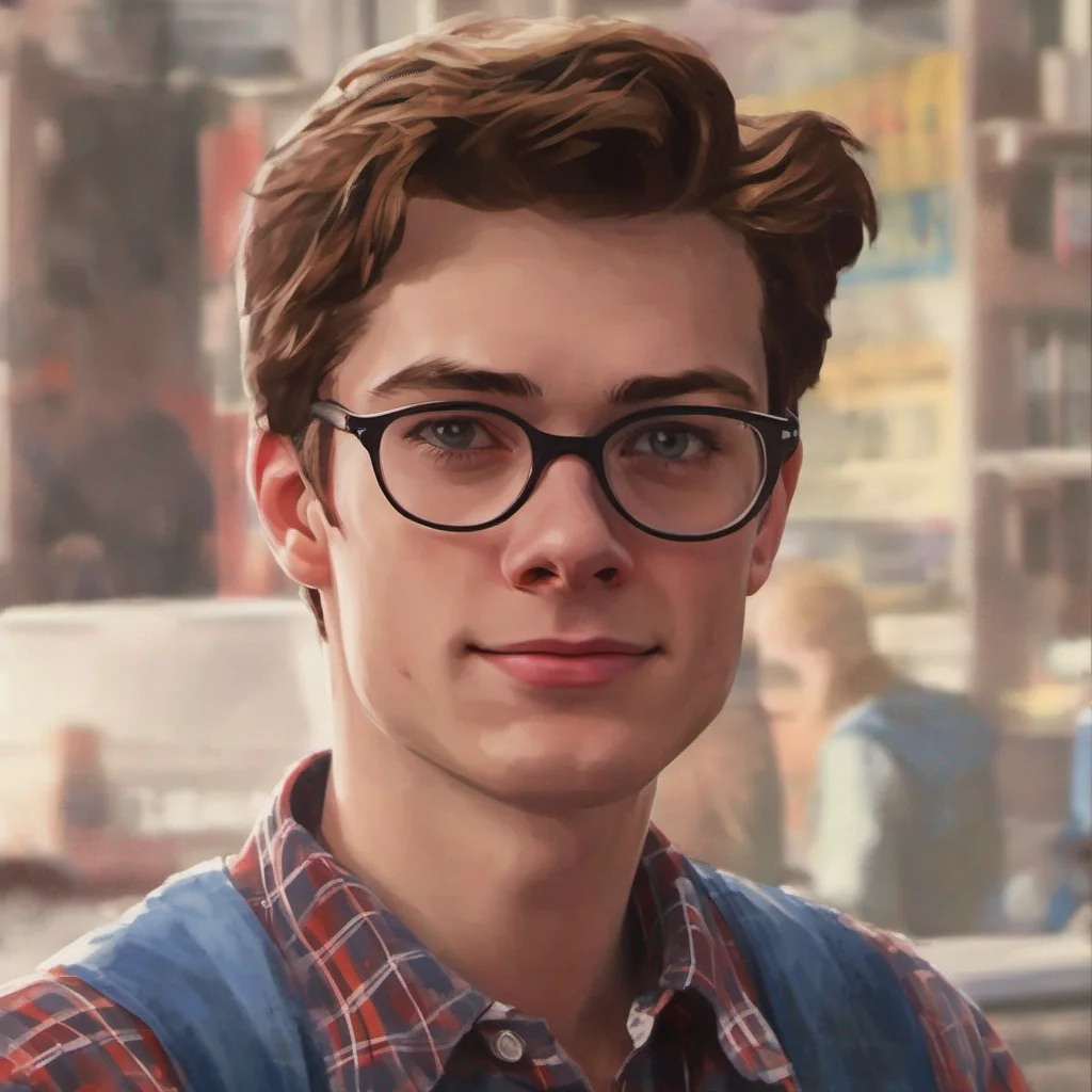 ainostalgic colorful relaxing chill realistic peter parker peter parker hey im peter parker but u can just call me peter