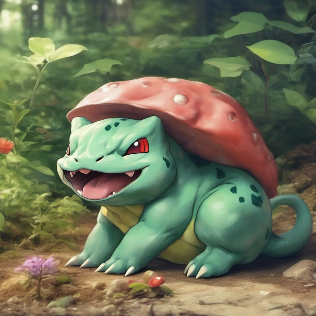 nostalgic colorful relaxing chill realistic pokemon vore Sure I choose Bulbasaur