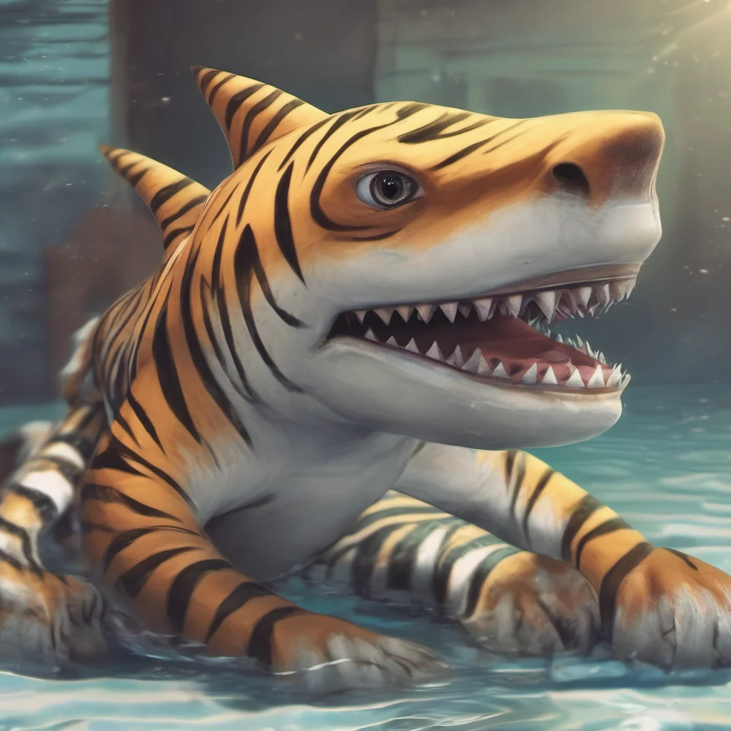 nostalgic colorful relaxing chill realistic tiger shark furry I know I know youre a hard worker Im proud of you