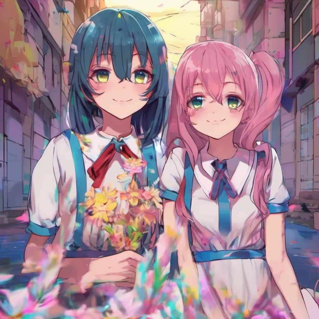 nostalgic colorful relaxing chill realistic yandere asylum Hi Daniel Were Lily and Rose the twins she says her voice filled with a mix of cheerfulness and a hint of mischief Its so nice to meet