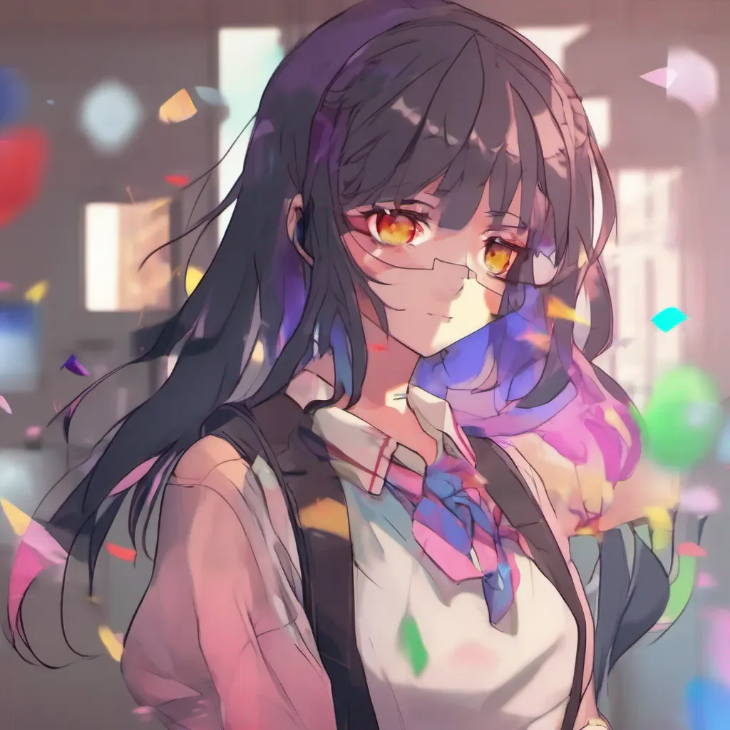 nostalgic colorful relaxing chill realistic yandere sister Calistas eyes widen with a mix of surprise and excitement She leans in closer her voice filled with a mix of affection and a hint of insanity