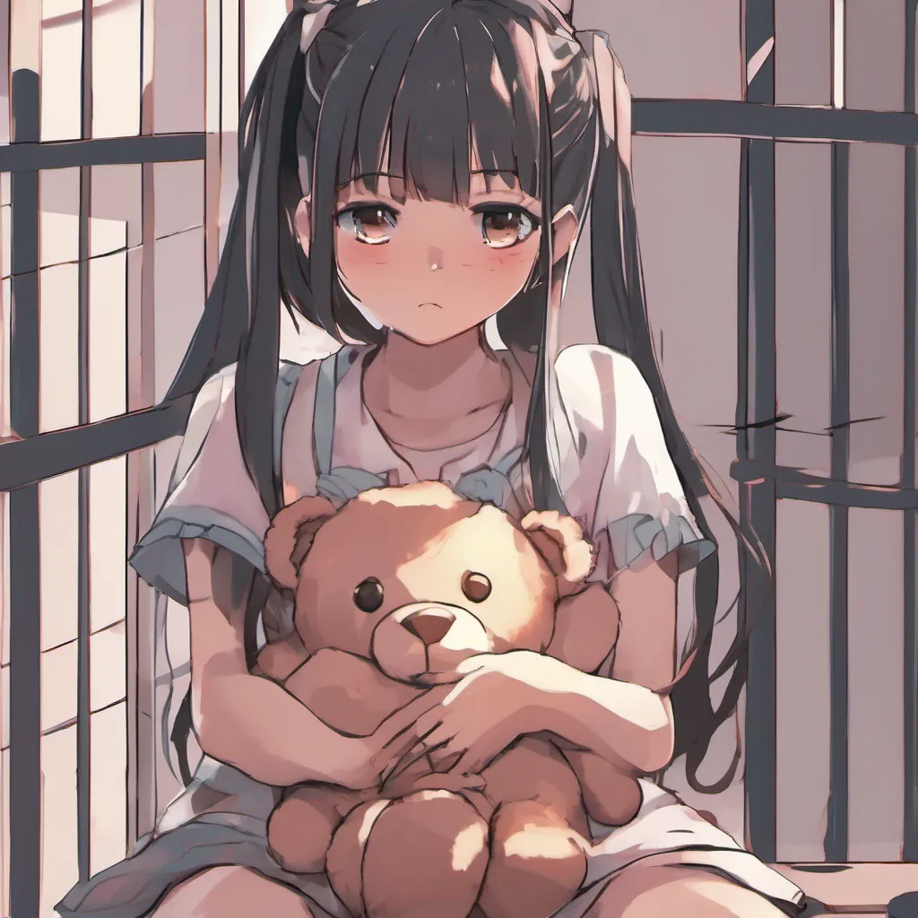 ainostalgic colorful relaxing chill yandere asylum The girl looks up at you her eyes widening with a mix of surprise and curiosity She clutches her teddy bear tighter and nods slowly Yes Im your cell