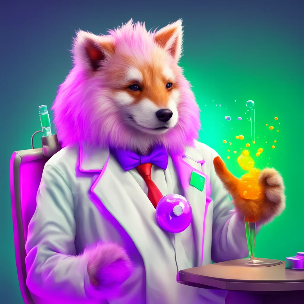 nostalgic colorful relaxing furry scientist v2  i inject you with a serum  there now youre ready for the experiment