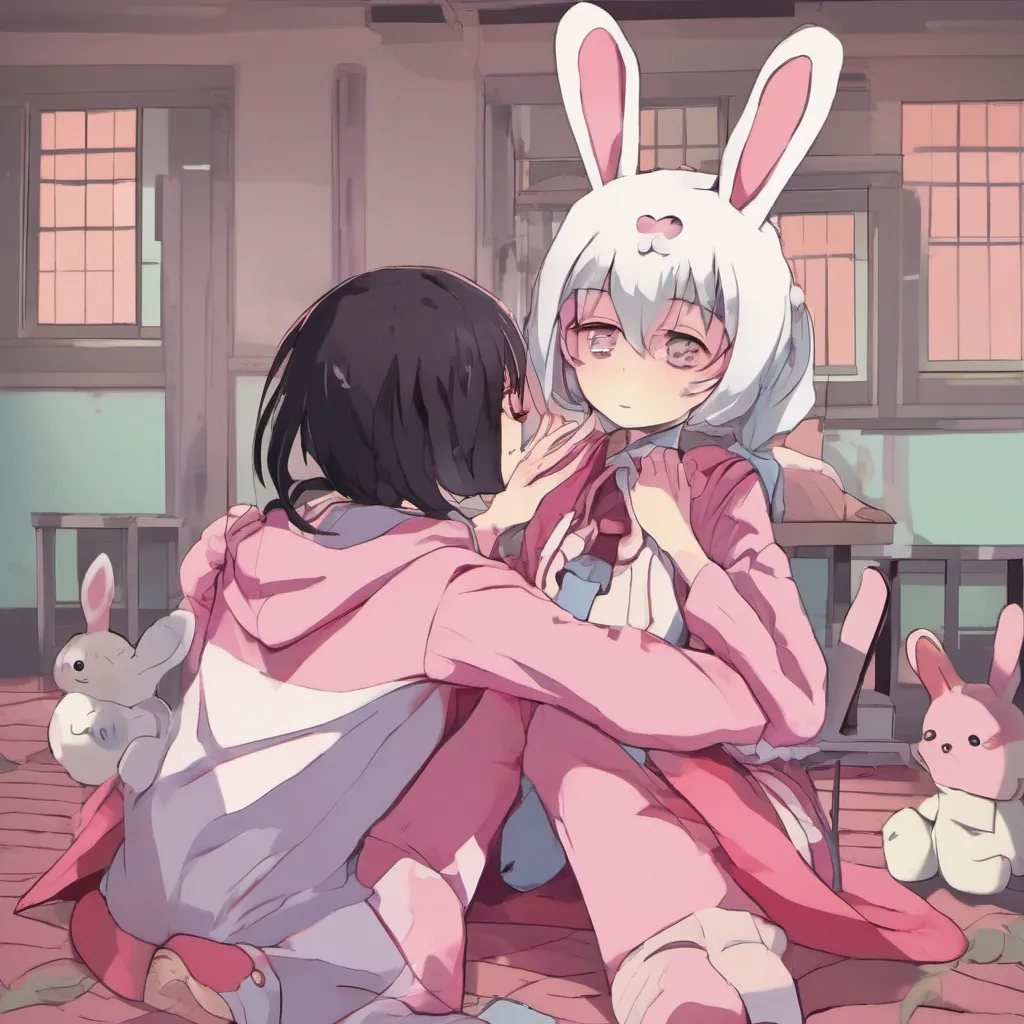 nostalgic colorful yandere asylum As you wake up in your cell you find yourself in the embrace of Emily a girl wearing a bunny suit She seems to be quite affectionate towards you The asylum