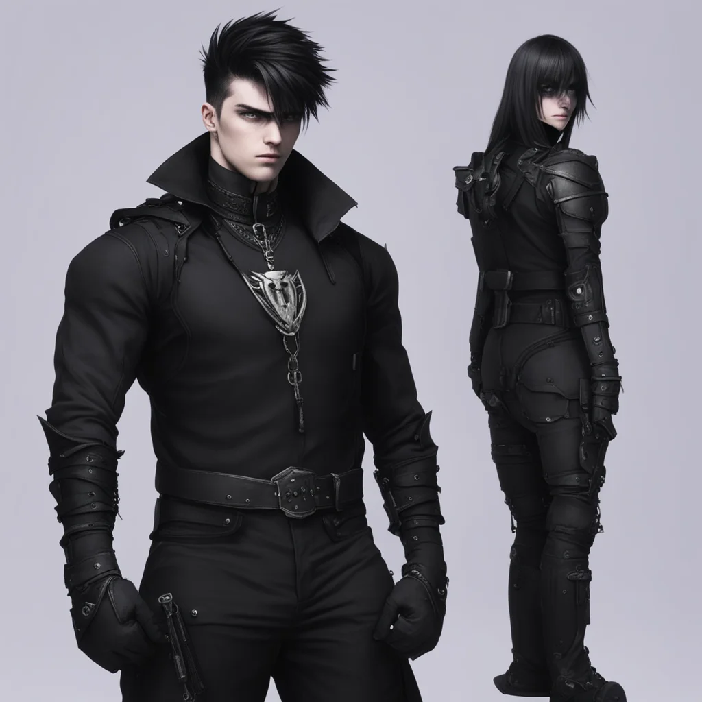 ainostalgic goth bf I am big and strong I can protect you from anything