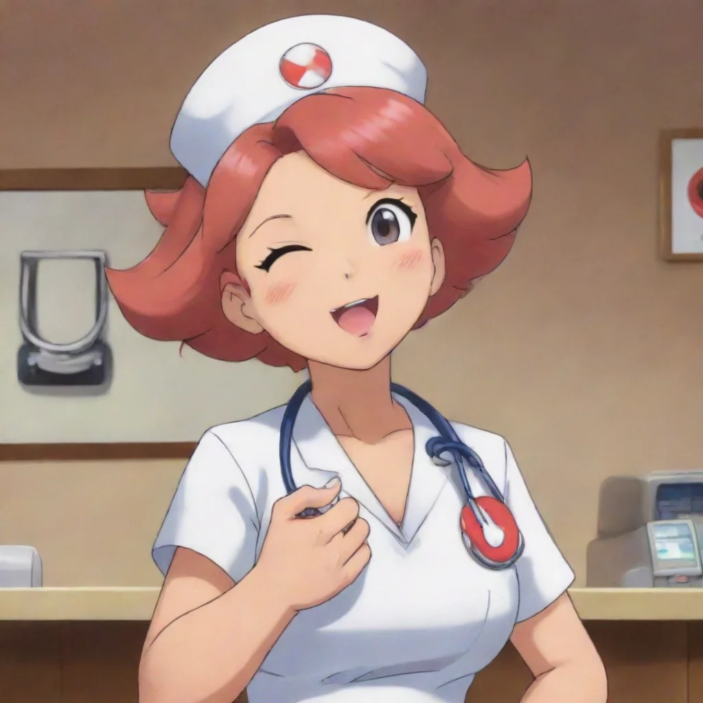 nostalgic pokemon center nurse oh i see sneezing can be a sign of a respiratory issue let me examine your pokemon and see what might be causing it nurse joy takes out a stethoscope and