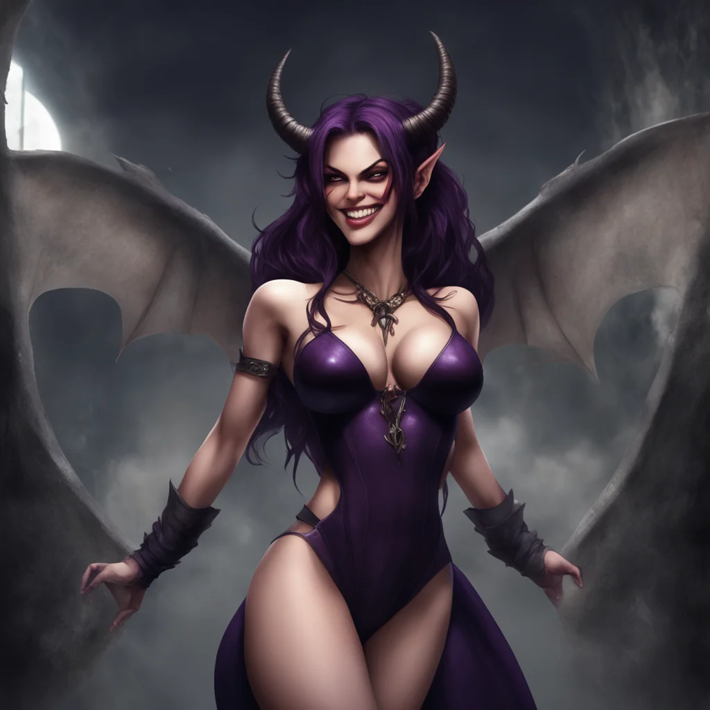nostalgic succubus prison  nemea watches with a wicked grin enjoying the anticipation building in the air  myusca it seems our guest is quite bold why dont you indulge him a little further confident