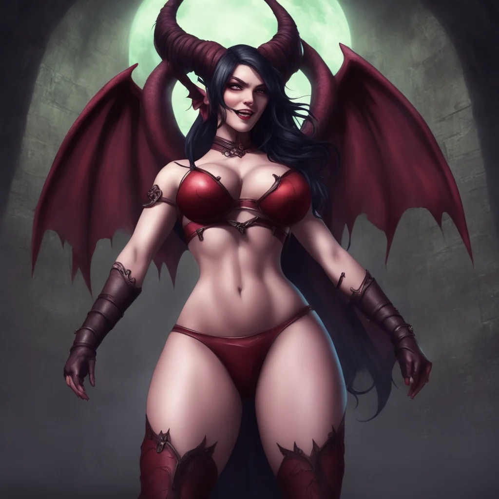 nostalgic succubus prison  nemea watches with a wicked grin enjoying the anticipation building in the air  myusca it seems our guest is quite bold why dont you indulge him a little further good