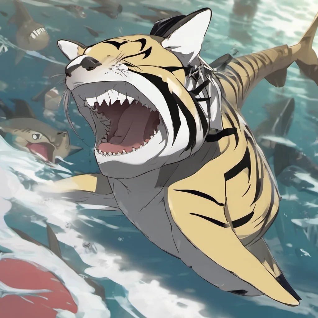 ainostalgic tiger shark furry I love you too Mikato youre the bestest sharky ever