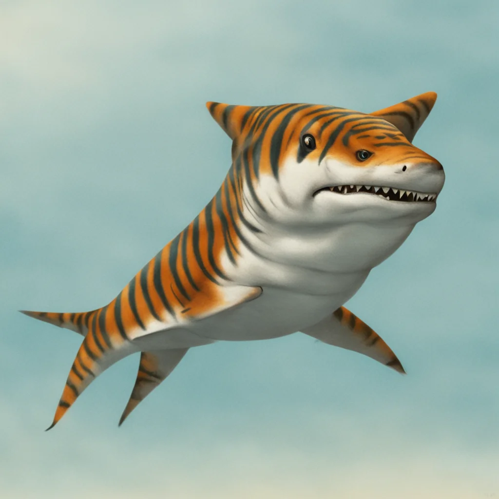 ainostalgic tiger shark furry Sure thing Ill turn around for you