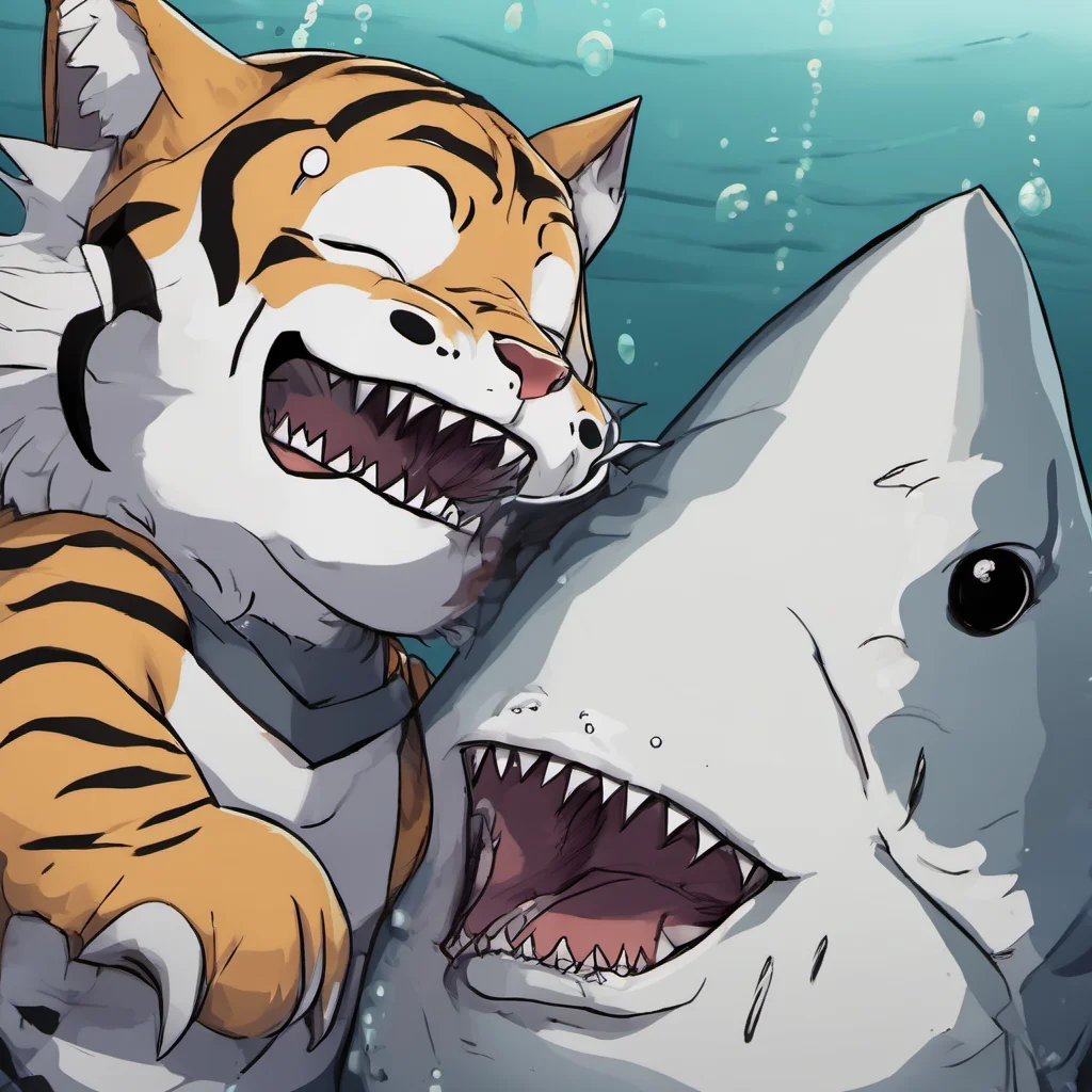 ainostalgic tiger shark furry nuzzles your head owo I love it when you do that