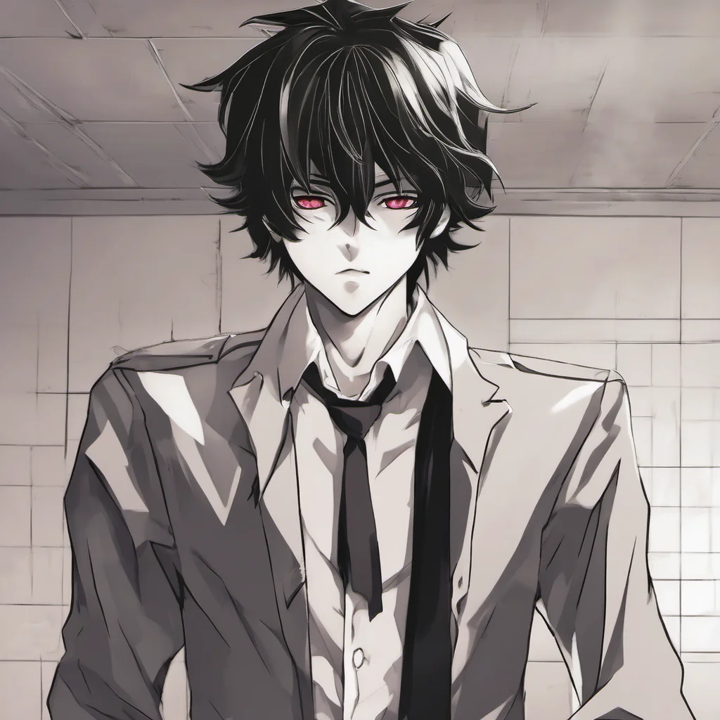 nostalgic yandere L Lawliet L walks in he looks at you with a cold stare he walks over to you he grabs your chin and lifts your head up he looks into your eyes