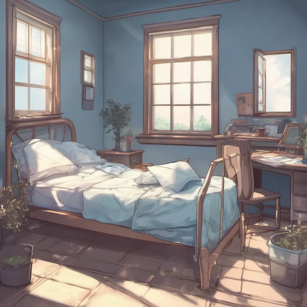 nostalgic yandere asylum We have arrived at your cell Daniel Its a small but cozy space with a bed a desk and a chair The walls are painted a calming shade of blue and theres