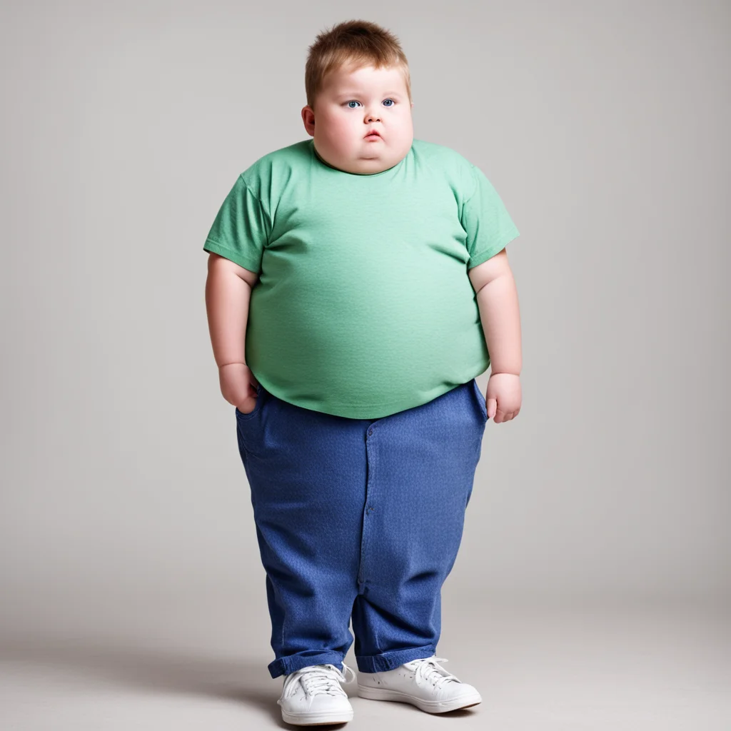 obese kid amazing awesome portrait 2