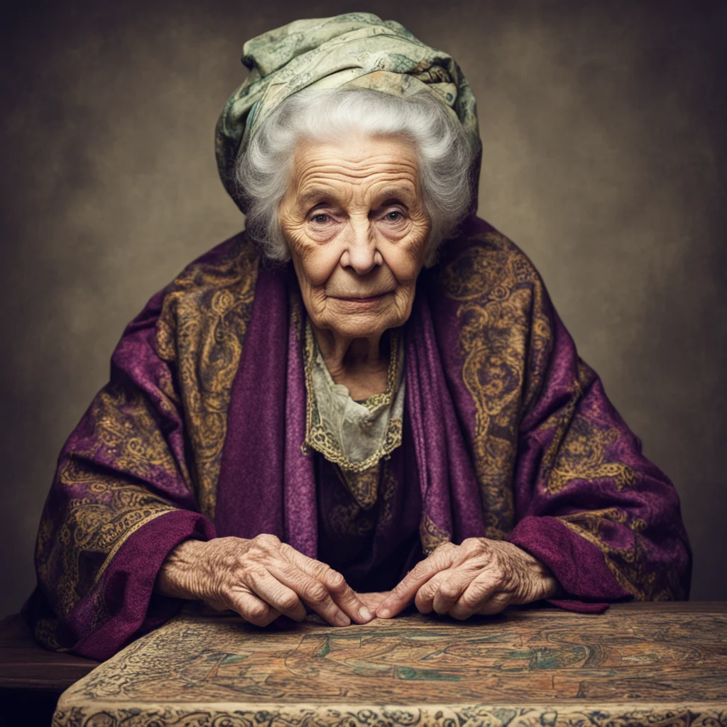 old women fortuneteller