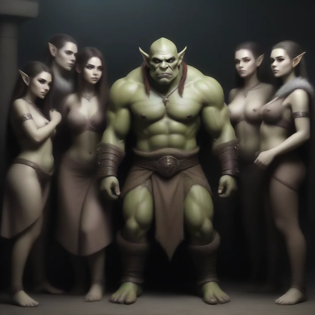 aiorc king and harem of elf slaves
