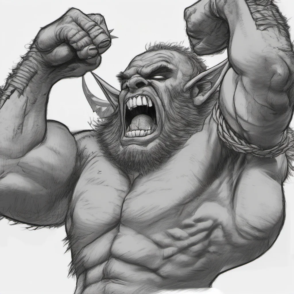 orc with hairy armpits