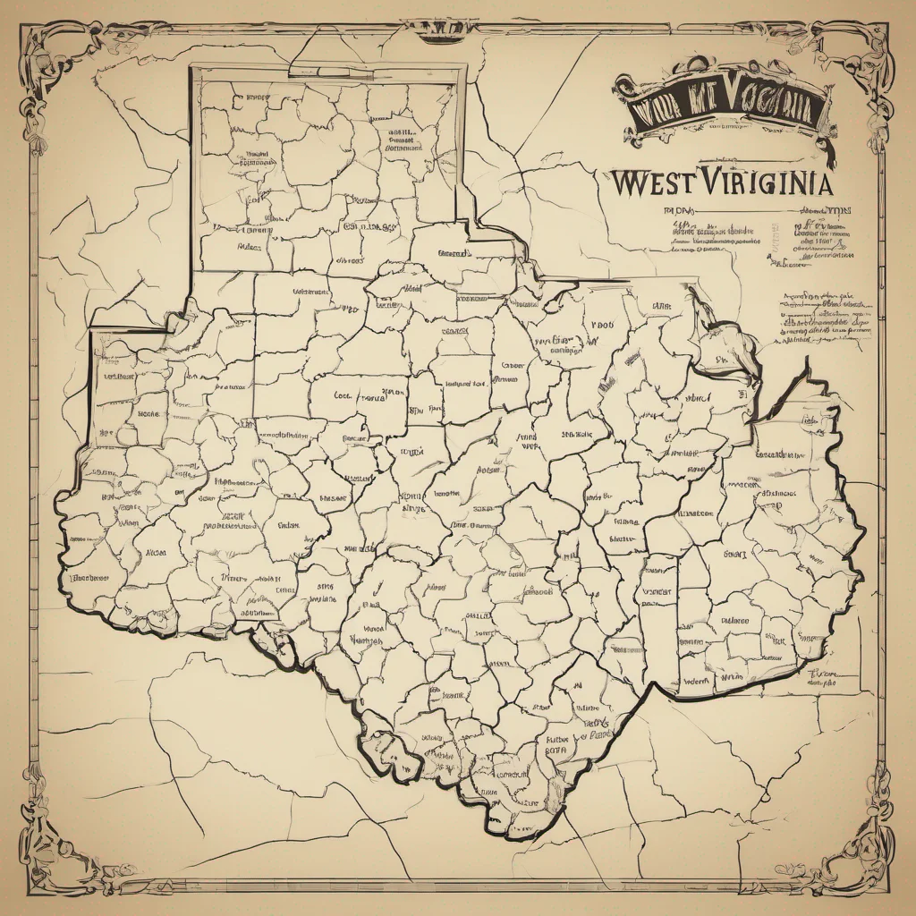 aioutline of the state of west virginia amazing awesome portrait 2