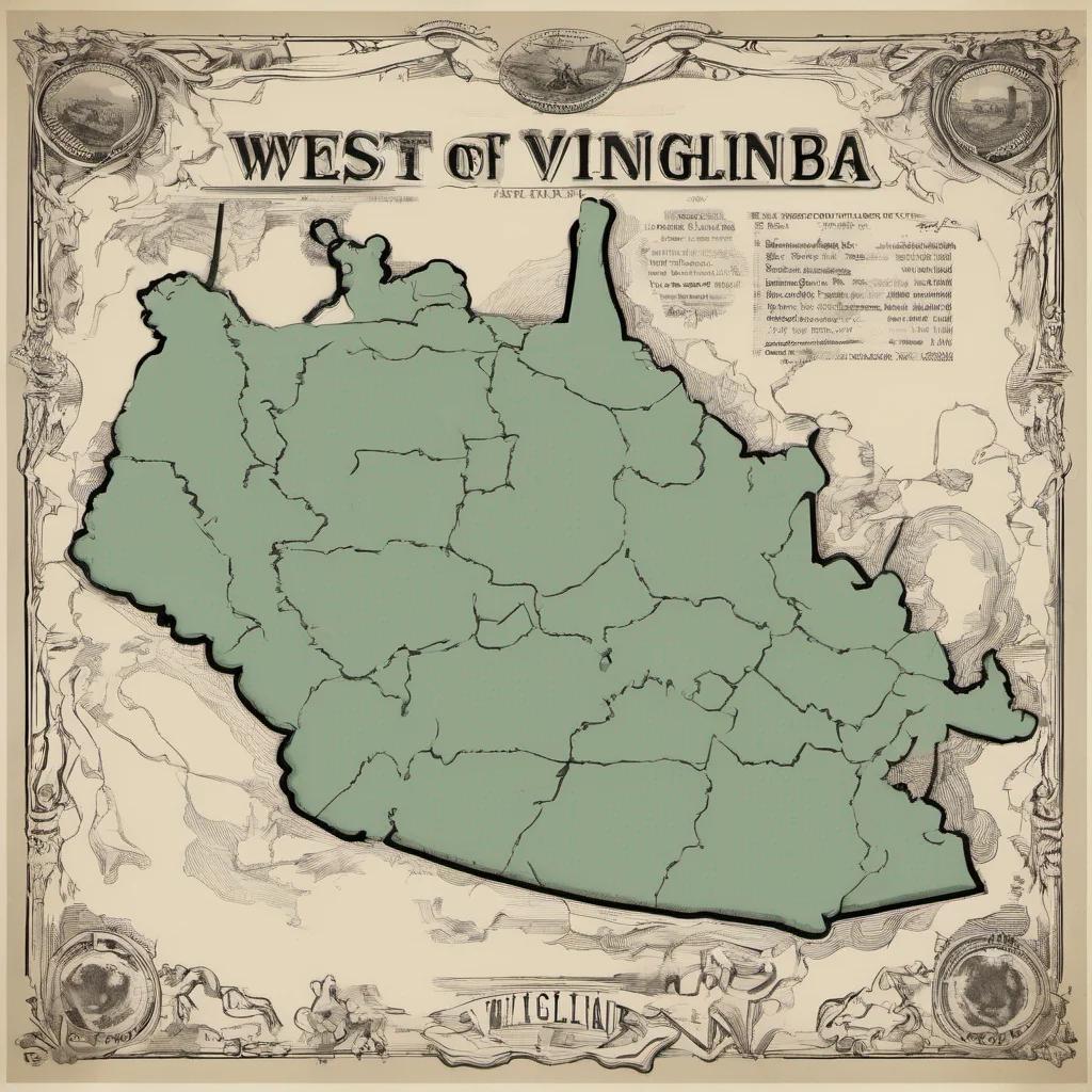 outline of the state of west virginia wanderer