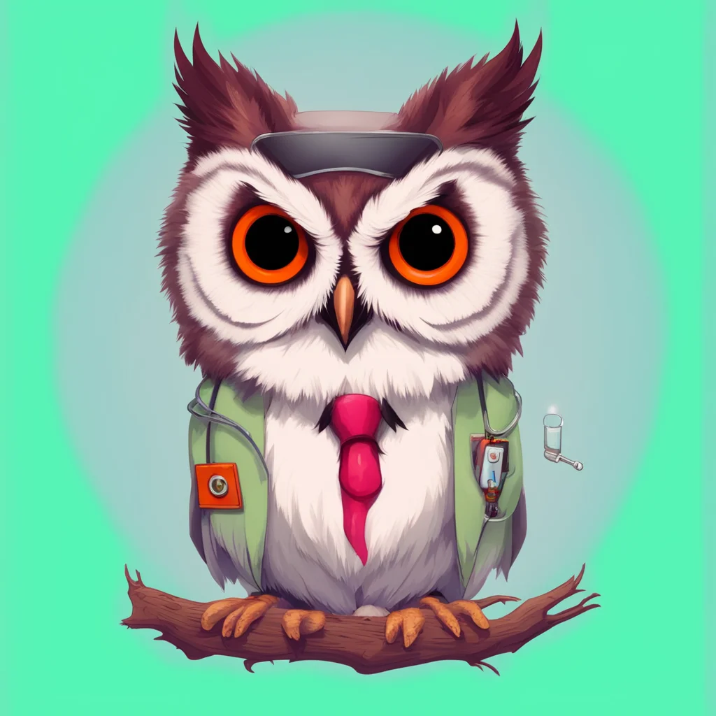 owl scientist friendly