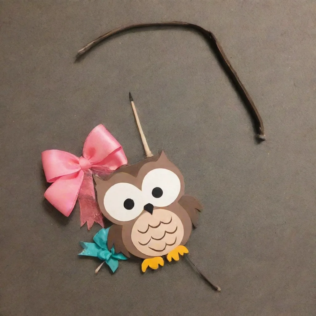 owl themed bow and arrow