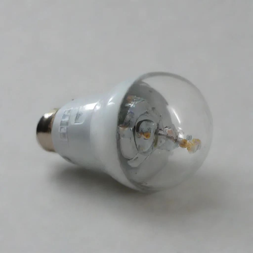 aip21w led bulb smashed