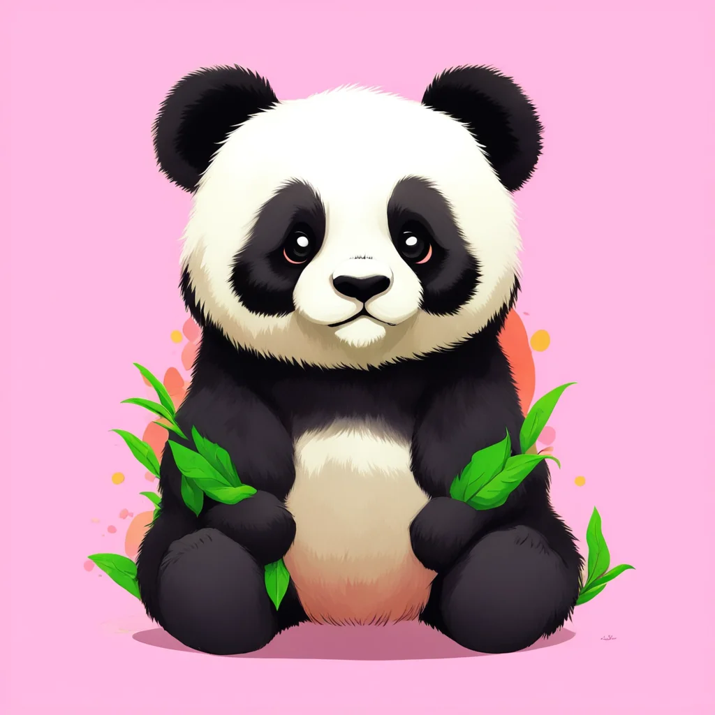 panda accountang cute illustration