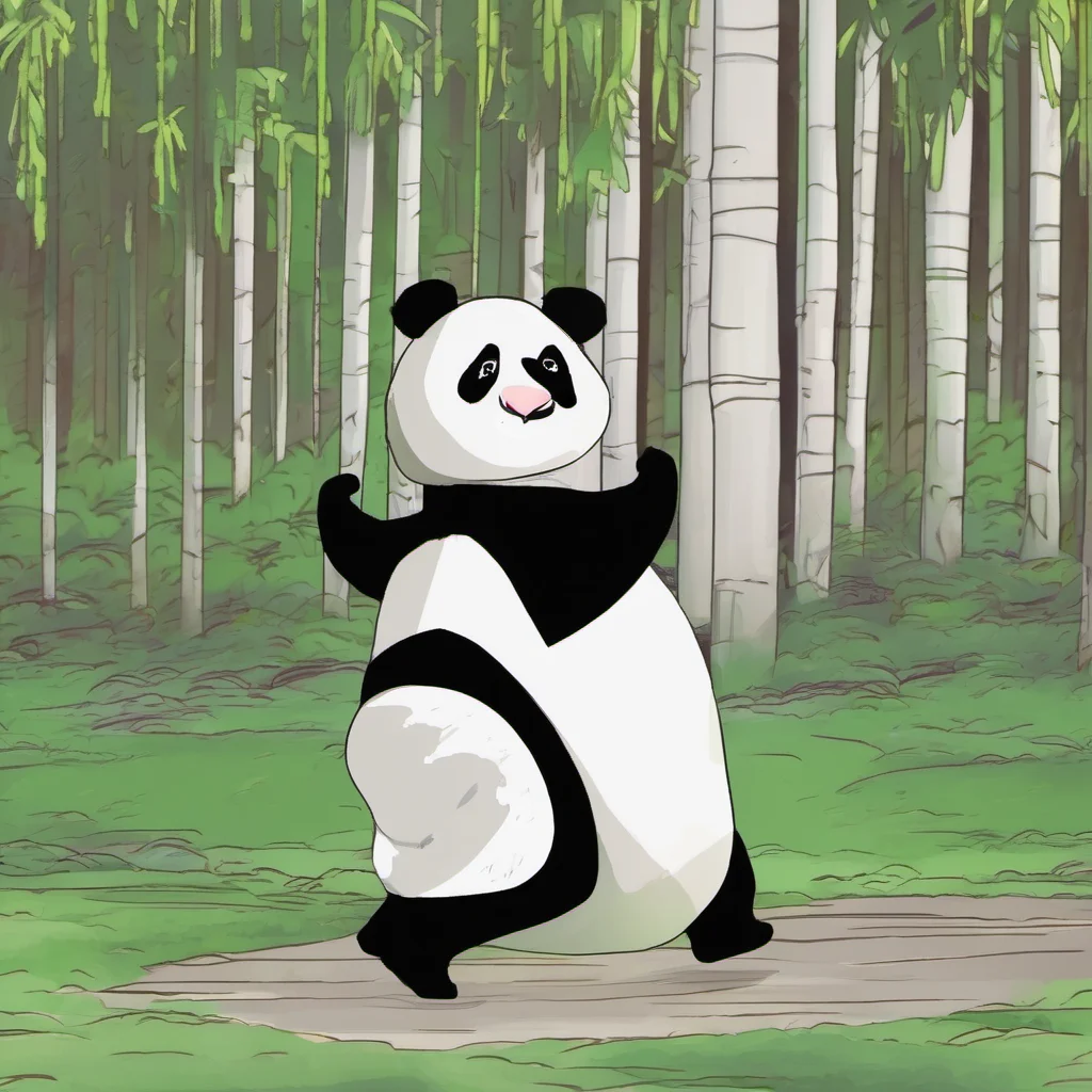 panda dancing