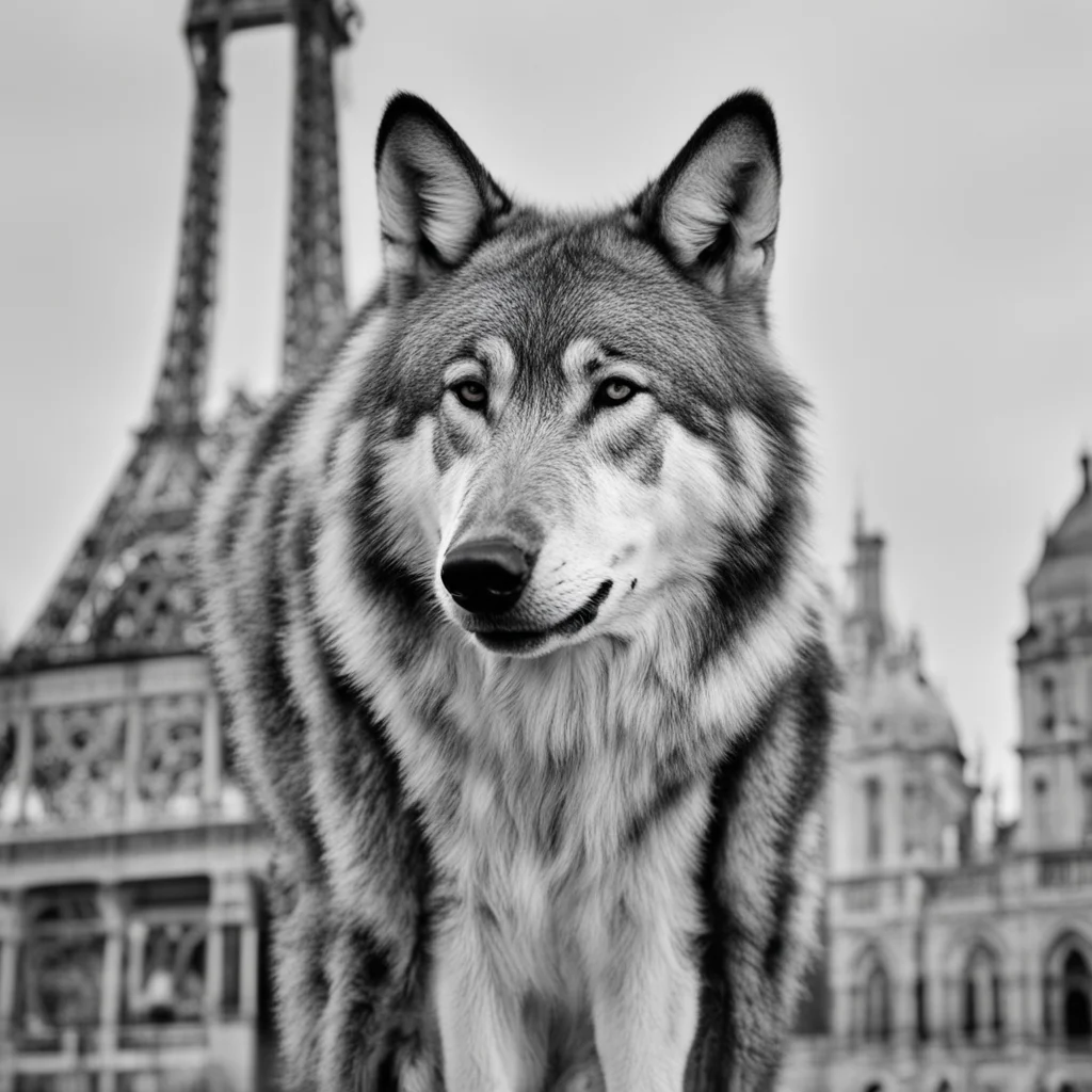 paris wolf confident engaging wow artstation art 3