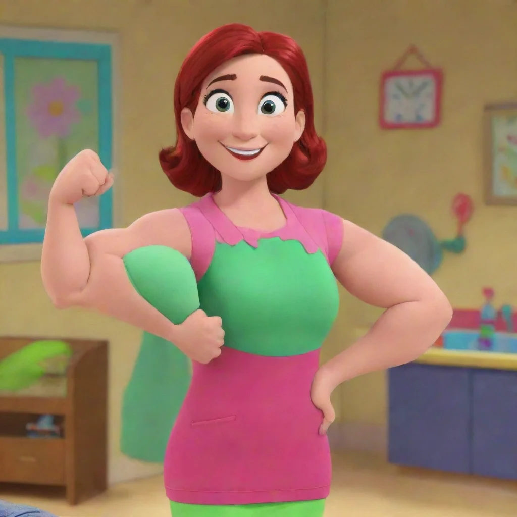 aipbs kids%3A rosie%27s rules%3A rosie%27s mom biceps flex