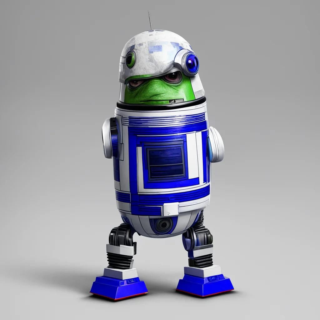 pepe as r2d2 amazing awesome portrait 2