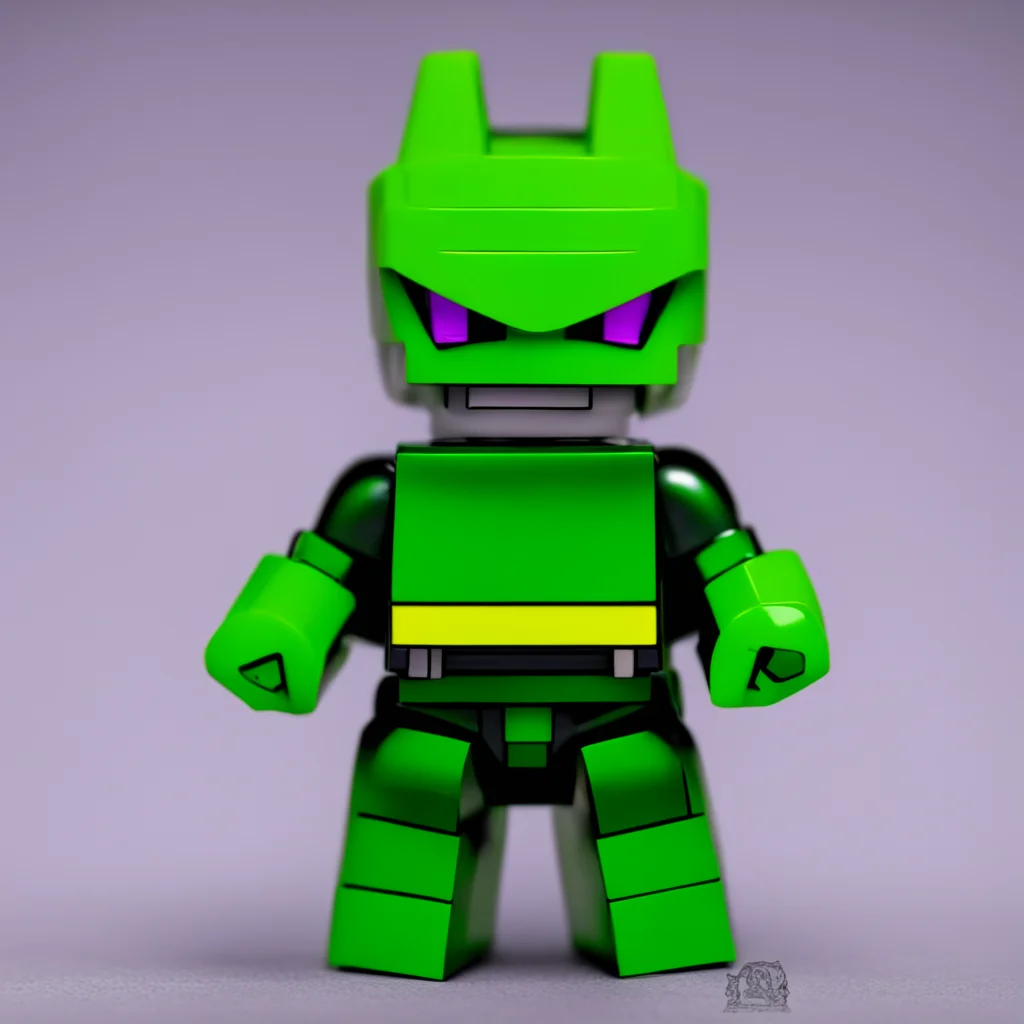 perfect cell as lego minifig confident engaging wow artstation art 3