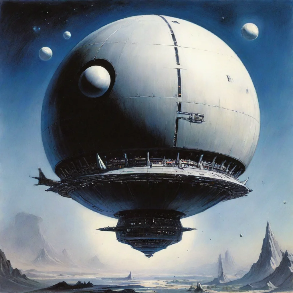 aiperry rhodan spherical spaceships ink