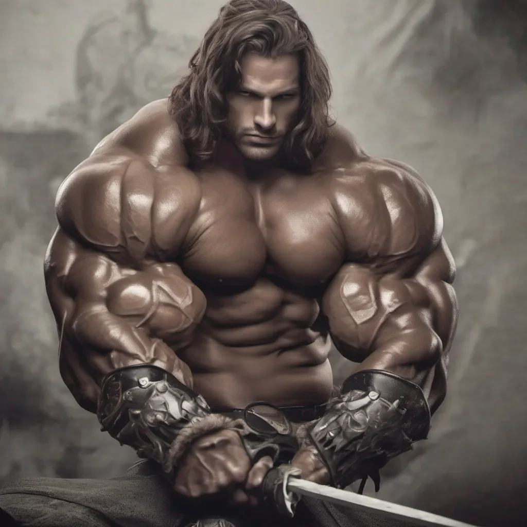 photographic muscle man fantasy warrior good looking trending fantastic 1