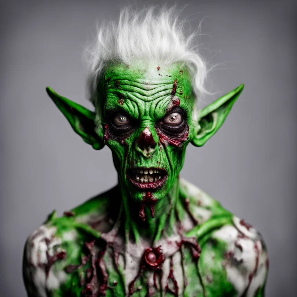 photographic zombie elf