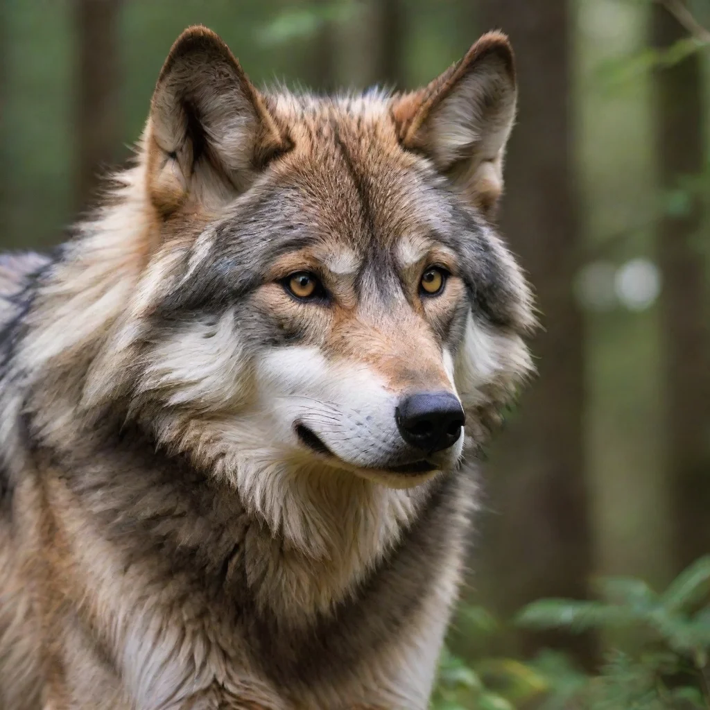 aipicture of a wolf