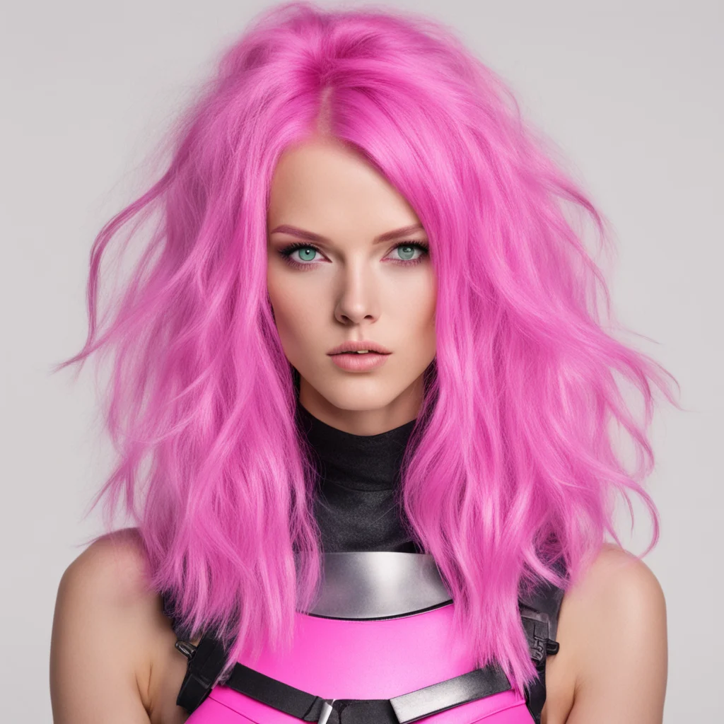 pink hair warrior
