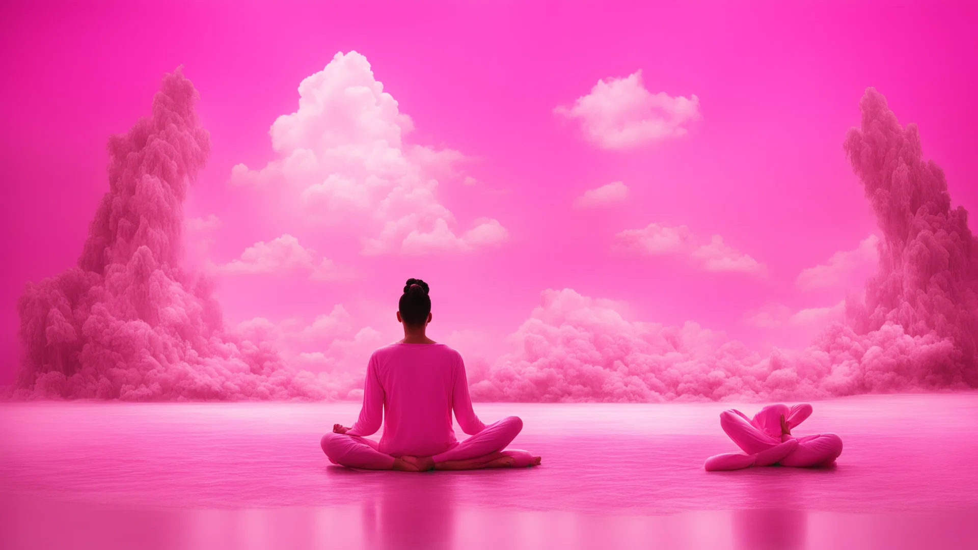 pink meditation scene amazing awesome portrait 2 wide