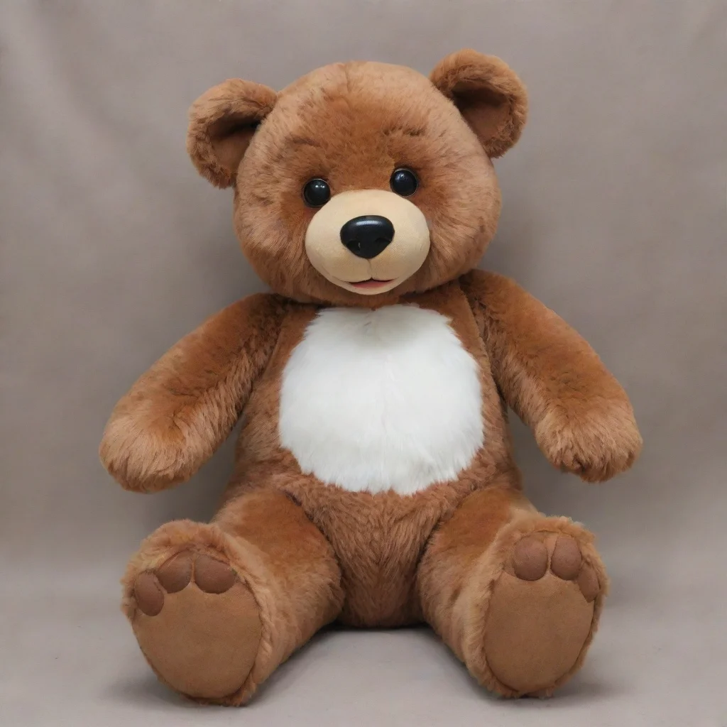 plush brown teddy bear fursuit