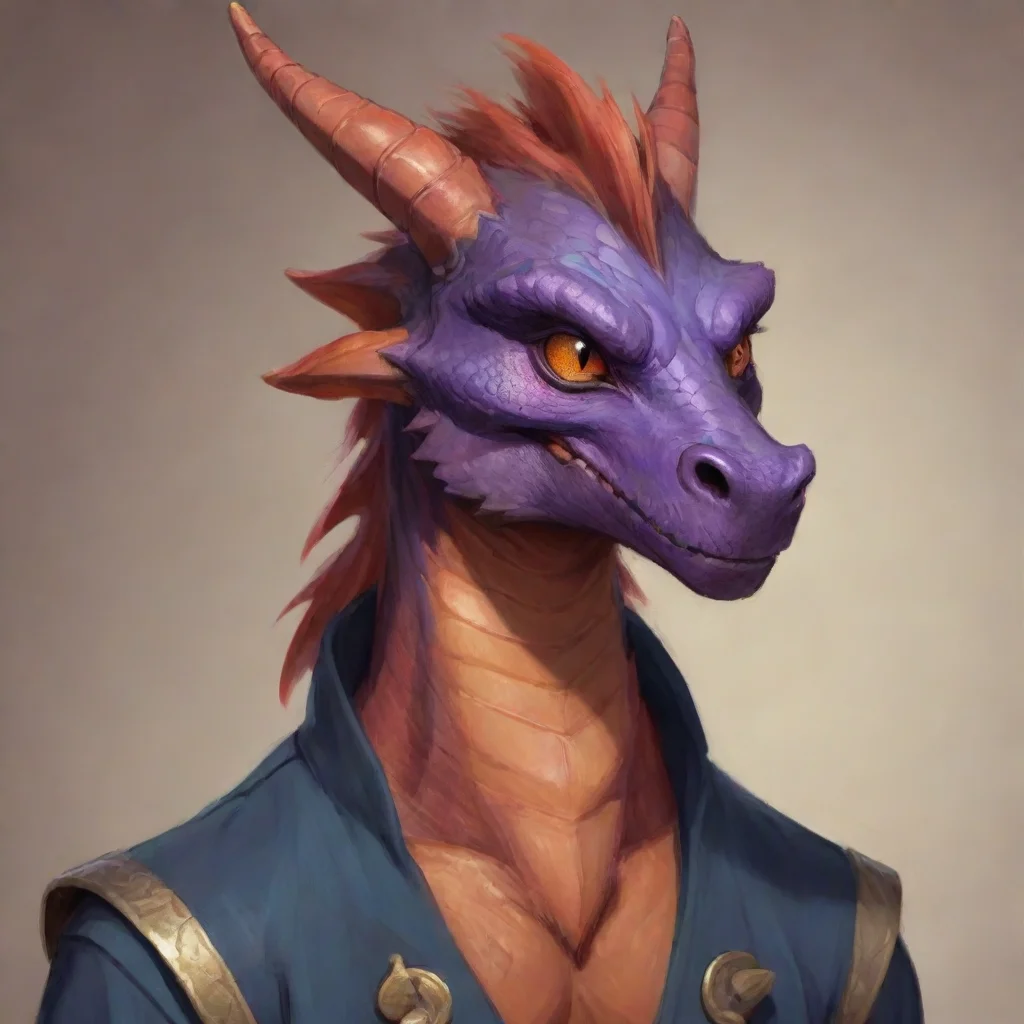 aiportrait of the anthro dragon%2C male%2C garble