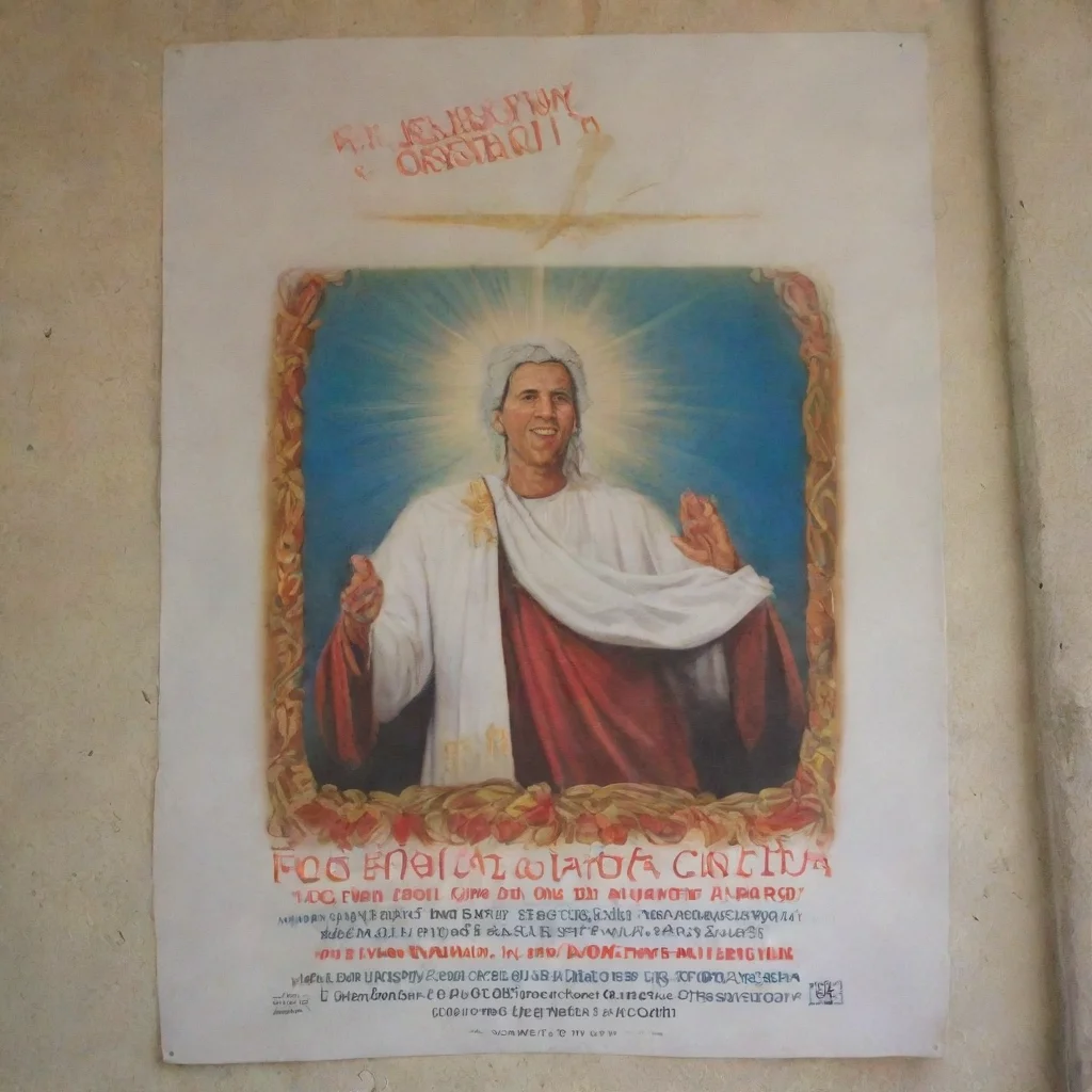 aiposter from an evangelical church called igreja do cristao integral and with the motto%3A free yourself from your possessions and we will free you from your evils%21