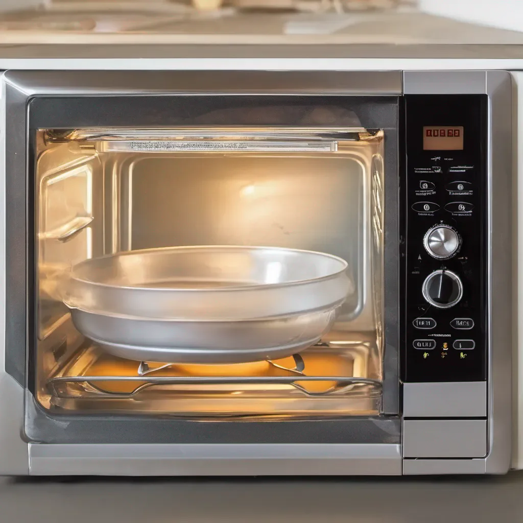 aipreparing food in a microwave oven