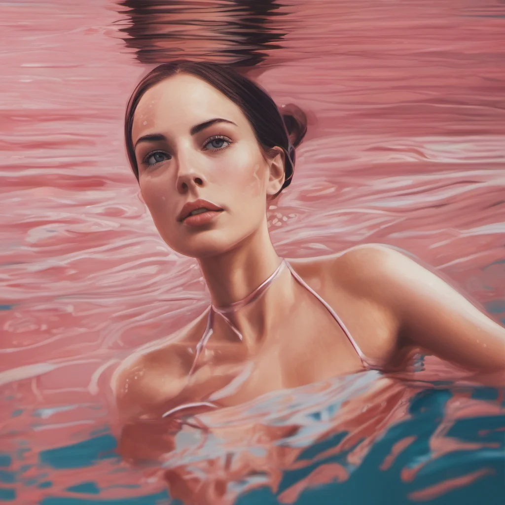 aipretty woman feminine swimming  amazing awesome portrait 2