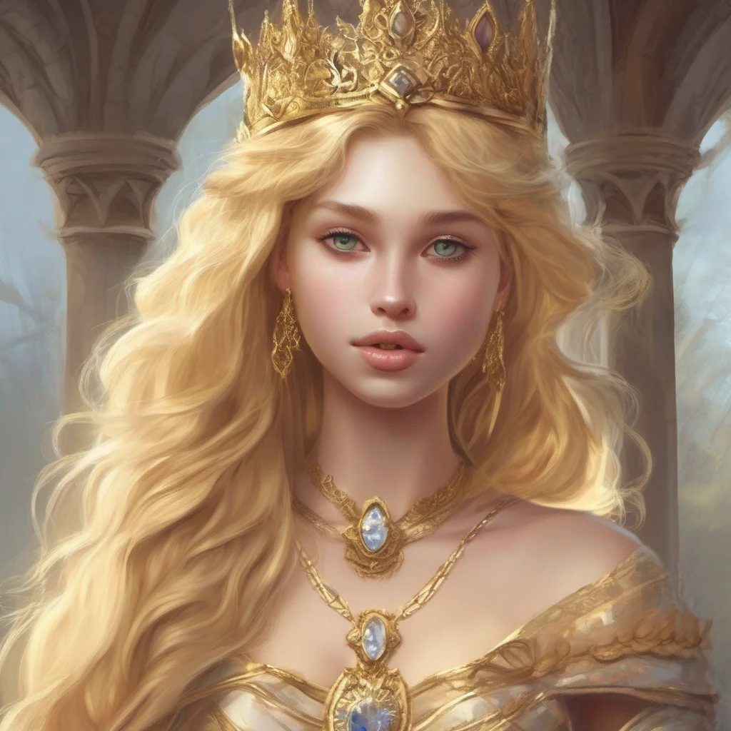 princess golden blonde fantasy art amazing awesome portrait 2