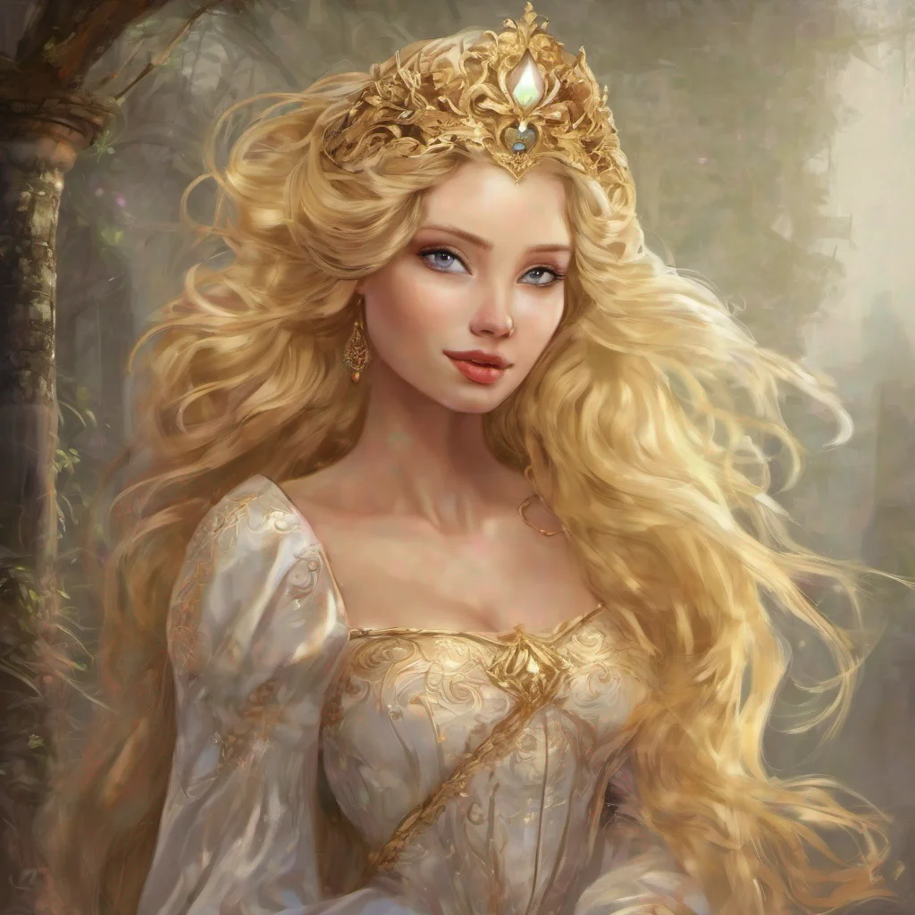 princess golden blonde fantasy art confident engaging wow artstation art 3