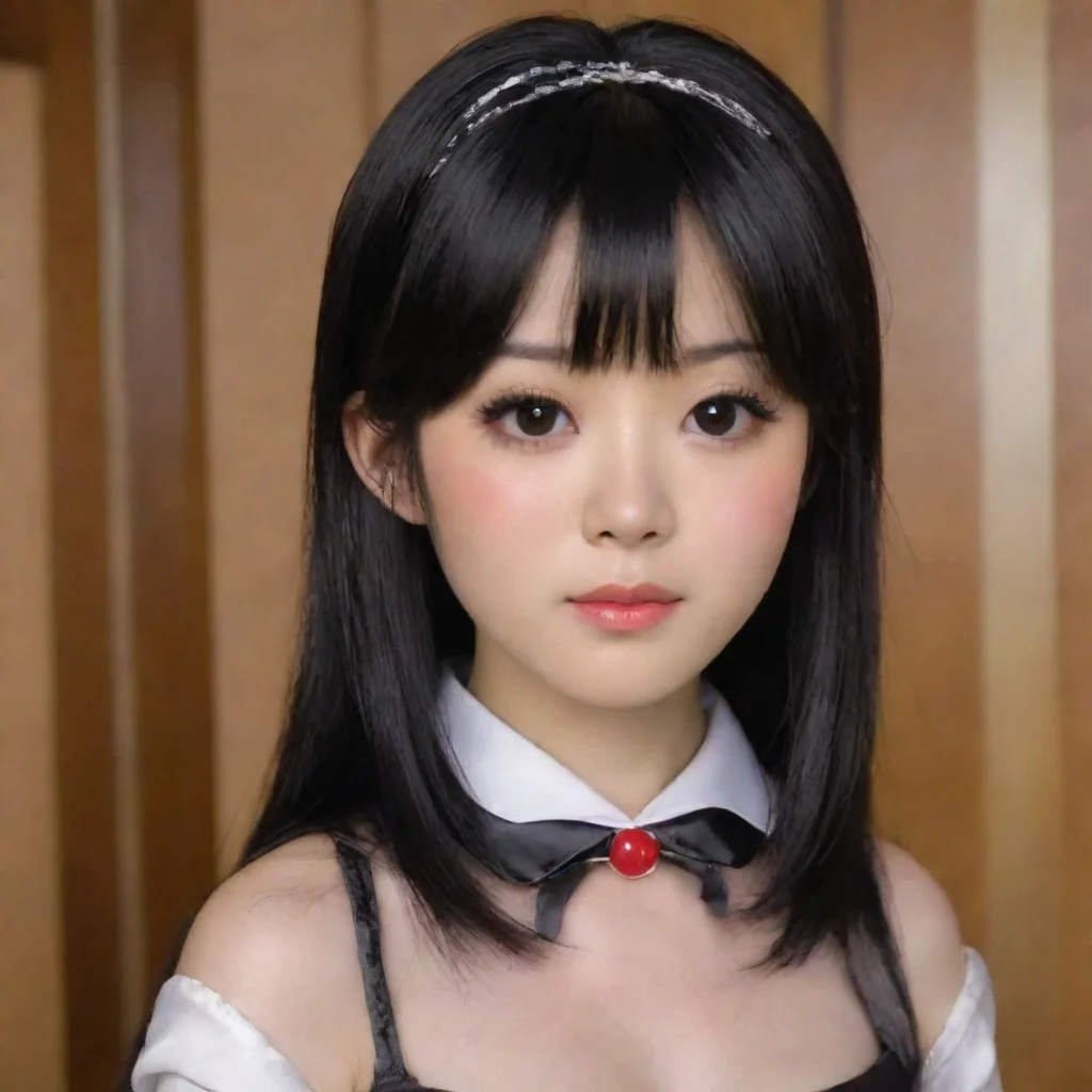 aiprincess japanese female slave  collared black hair hd 